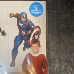 5′ Marvel Avengers Birthday Party Scene Setter Captain America Black Panther NEW