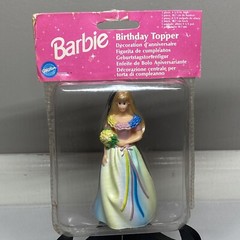 Vintage Barbie Wilton Birthday Cake Topper 4” Decoration 1997, New (Box Damage)
