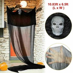 10.8′ Halloween Haunted House Ghost Hanging Decoration Skeleton Skull Home Decor