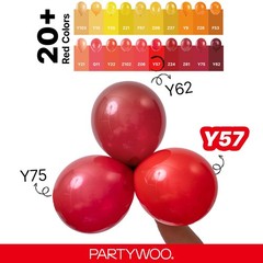 Red Balloons 85 pcs Different Sizes of 18 12 10 5 Inch Red Balloon Arch Kit G…