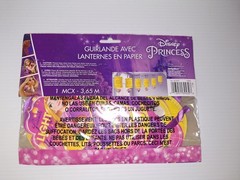 Disney Princess Lantern Garland 12 ft Rapunzel Tangled Paper Napkins Party Lot
