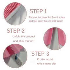 Pink Party Decorations Paper Fans Bulk 16 Inch Classroom Decor DIY Set 30 Color