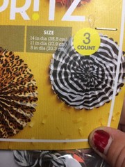 Spritz 3-Count Paper Fans & 20-Paper Straws Animal Print Lot Of 8 Packs Mixed