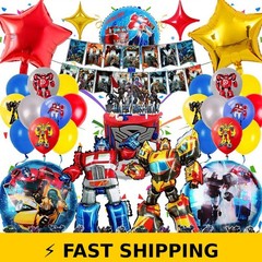 Transformers Party Supplies – Optimus Prime Decorations Set