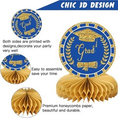 10PCS Graduation Party Decorations Class of 2026 Congrats Grad Table Centerpiece