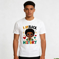 Black History Month Iron-On Transfers Stickers, 5 PCS African American February