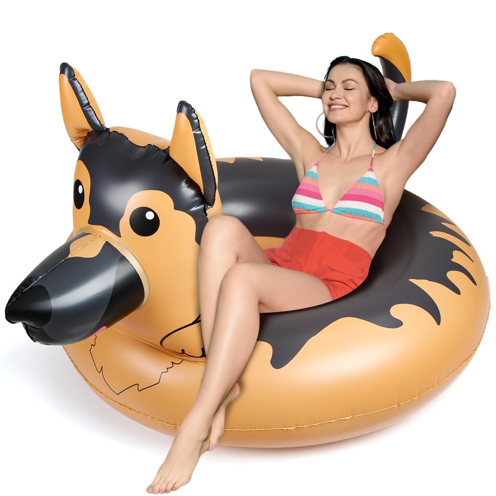 Silph PLC Funny Pool Float, Fun Pool Floats for Adults, Dog Party Tube Inflat…