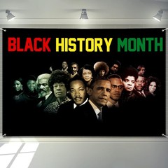 Arosche Large Black History Month Banner 72″ x 72 inches x 48 inches,
