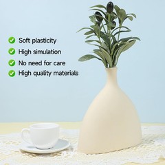 Mozeat Lens 11 Inch Olive Branches for Vases, 5 PCS 11.8 inches, Green