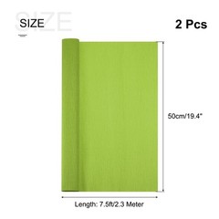 Crepe Paper Roll 7.5ft Long 20 Inch Wide for Wedding Ceremony Various Large F…