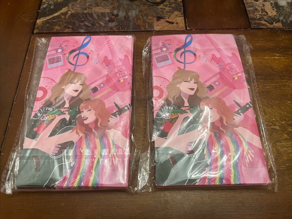 24Pcs Taylor Swift Gift Bags Party Decorations Birthday Candy Bag W/ 24 Stickers