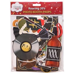 Roaring 20s Photo Booth Props – 41-pc Photo Booth Kit with 8 x 10-Inch Sign, …