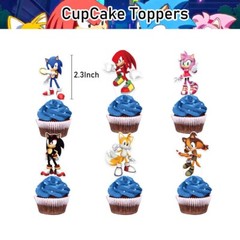 Sonic the Hedgehog Birthday Party Supplies Kits,for Kids Birthday Party Decorati