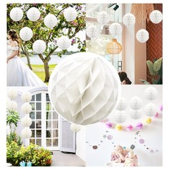 8 Pcs Honeycomb Balls Party Decoration 8in Honeycomb Flower Balls Tissue Pom …