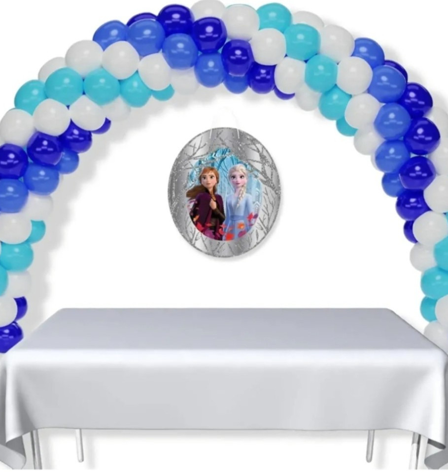 Disney’s Frozen II Glitter Wall Frame & Cutouts Decorating Kit – 7 Piece Set .