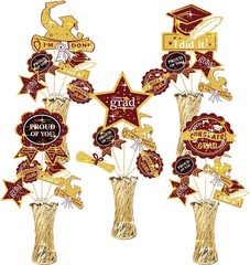 Graduation Party Decorations Maroon Gold 2025/burgundy Gold Graduation Table Dec