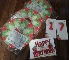 Strawberry Birthday Party Decoration Supplies
