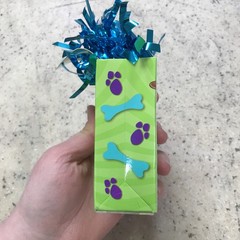 Scooby-Doo Balloon Weight Centerpiece Green w/ Blue Tinsel Birthday Party Gift