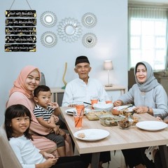 Islamic Wooden Wall Decor Eid Decoration Ramadan Decorations for Home Start a…