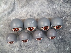 8 Count Eyeball Orbs Halloween Table Scatters Prop Creepy Haunted House Decor