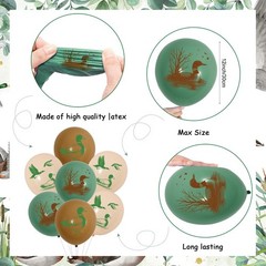 Duck Hunting Party Decorations, 36Pcs Mallard Duck Balloons 12 Inch for Birth…