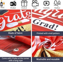 70.9” Durable Graduation Photography Background – Perfect for Any Celebration