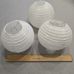 11 Purple Paper Lanterns Various Sizes 12″, 10″, 8″, 5.5″ Birthday/Room Decor