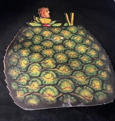 Beistle Co. Hawaiian Pineapple Cocktail Drink Die Cut Decor 1979 Vintage 17”