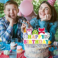 25 Piece Squishmellow Birthday Decorations for Kids Birthday Party Supplies.