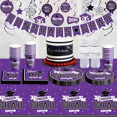 265pcs Graduation Decorations Set for 50 Guests
