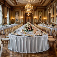 6ft Length Satin Silver Table Skirt Rectangle Tables, Pleated Ruffle Table Sk…
