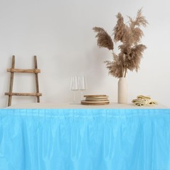 MECCANIXITY 1 Pack Light Blue Plastic 29 inches x 168 inches,