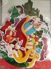 Merry Christmas Party Decorations Banner Dangling Santa Gingerbread More