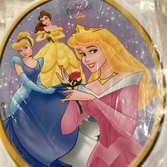 Vtg Party Express Disney Princess Birthday Banner & Lot / 2 Treat Loot Bags NIP