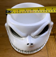 Disney Nightmare Before Christmas Jack Skellington Candy Bowl Skull Halloween