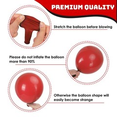 Red and Black Balloons Graduation Decorations Kit, White and Confetti Balloon…