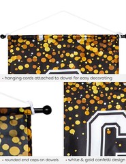 Graduation Hanging Banner Set 14” X 83” 2 Pc Set By Rubies
