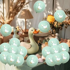 Silly Goose Balloons,Goose Themed Party Decorations Green Duck Balloon Farm A…