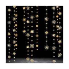 pinkblume Gold Star Party Decorations Kit Sparking Twinkle Star Garland Glitt…