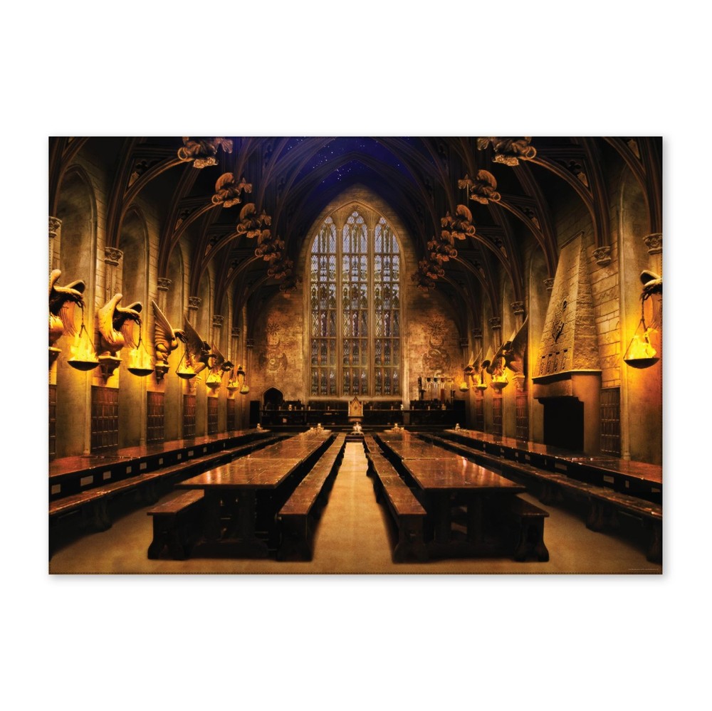ConQuest Journals Harry Potter Hogwarts Great Hall Backdrop Wall Banner, Larg…