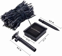 Solar String Lights Outdoor, 65ft 200 LED Solar Garden Fairy Lights Waterproof