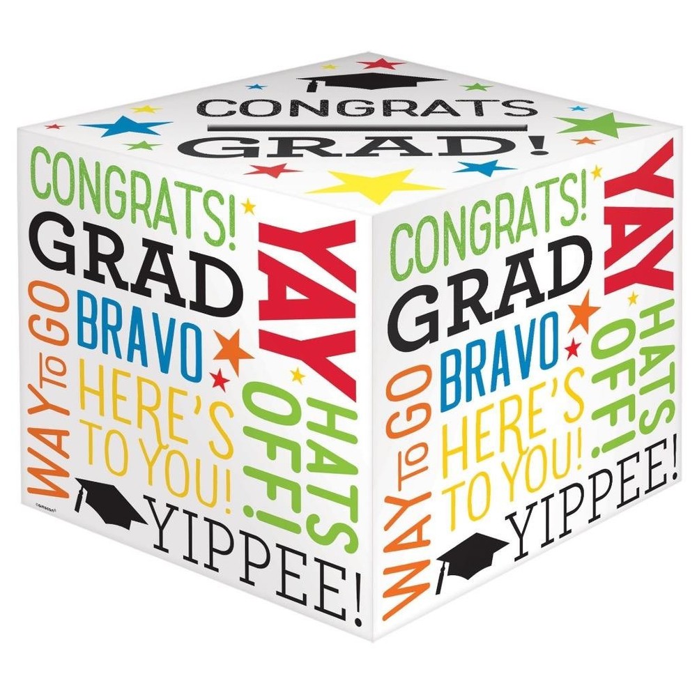 Graduation Gift Card and Money Box Holder Party Decorations 1 Per Package New