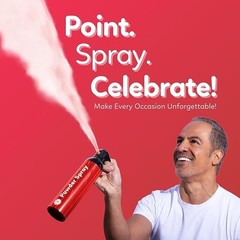 Red Smoke Bomb Powder Cannon – Biodegradable Gender Reveal Fire Extinguisher