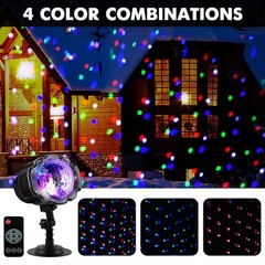 Christmas Snowfall Projector Lights, Multi Colors Holiday Lights with Remote …