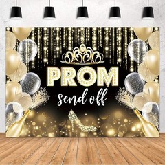 Class of 2026 Prom Backdrop Congrats Graduation Photo Background Party Decor