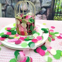 1 Inch Round Tissue Paper Table Confetti Dots for Wedding Baby Shower Gender …