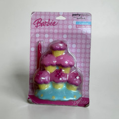 Hallmark Party Express Barbie Perennial Princess Birthday Cupcake Candle Set