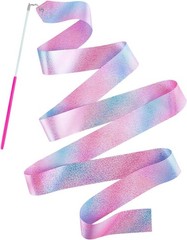 Hiunicorn 20Pcs Sparkling Dance Ribbon For Kids Girls Princess Mermaid Ballet