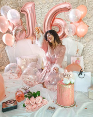 Sweet 16 Party Decorations,16Th Birthday Boxes Decor for Girls Women Sweet Si…