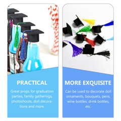 20Pcs Mini Doctor Hat Graduation Party Favors Decorate Caps